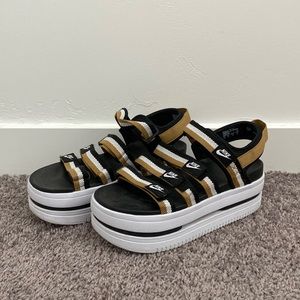 Neutral Nike Platform Sandals
